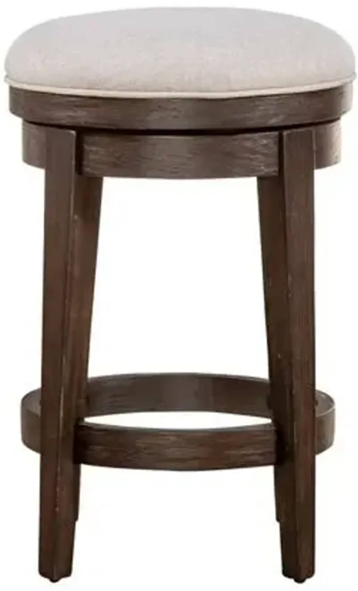 Liberty Furniture Mill Creek Cream/Peppercorn Bar Stool