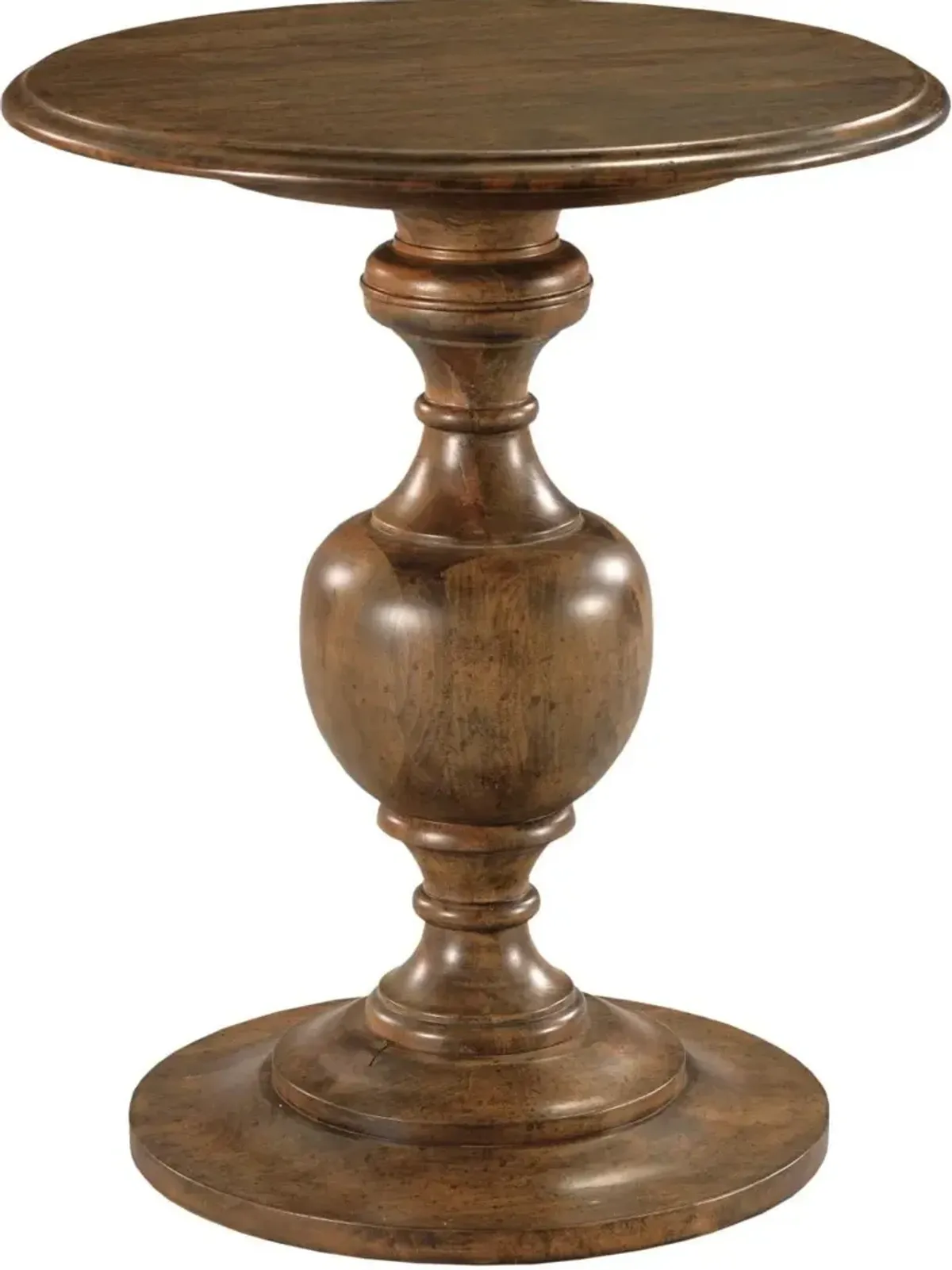 Kincaid Ansley Barden Round Cinnamon End Table