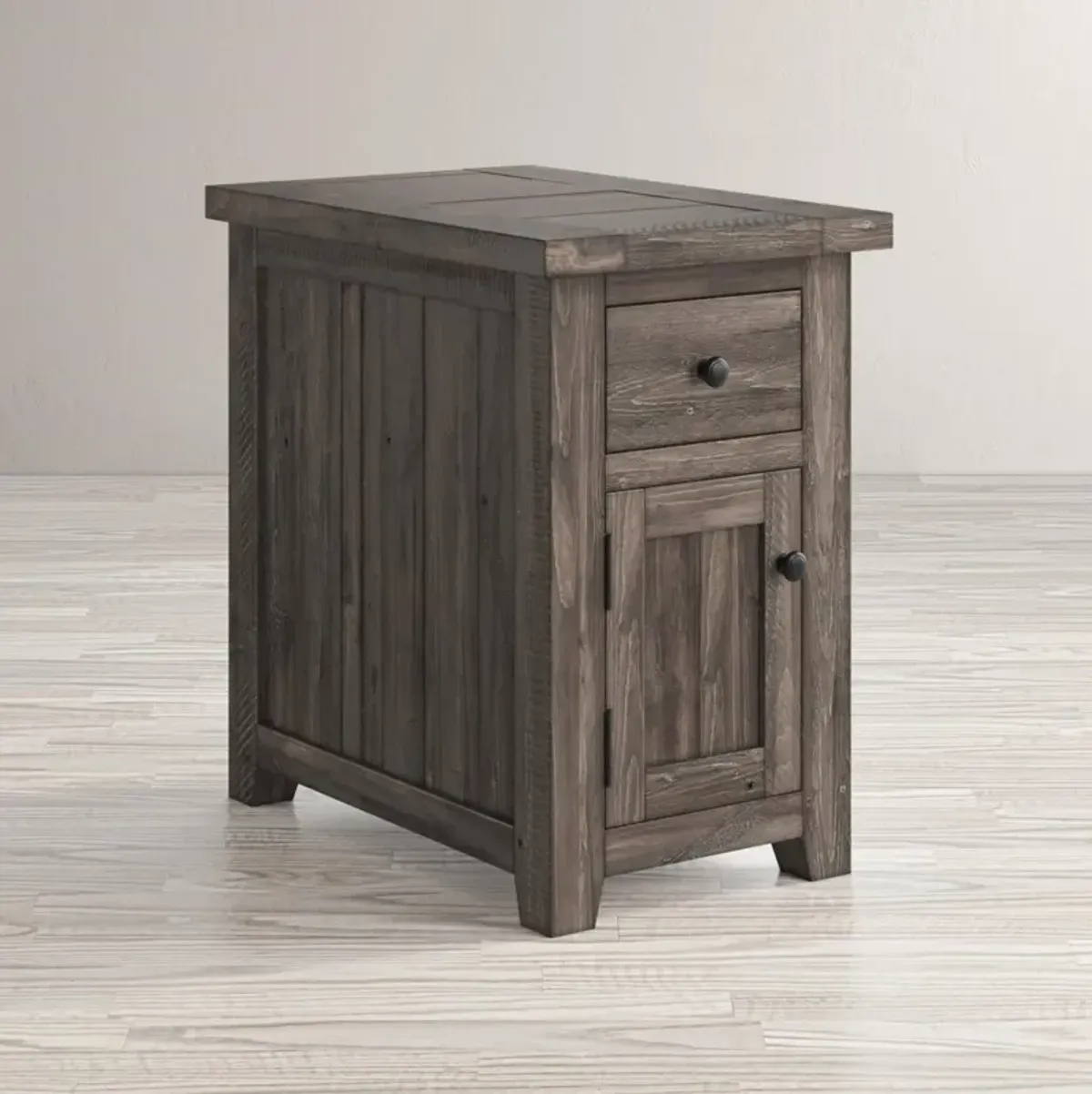 Jofran Madison County Chairside Table Barnwood