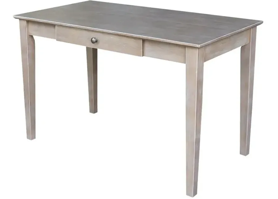 SINGLE DESK IN TAUPE GRAY