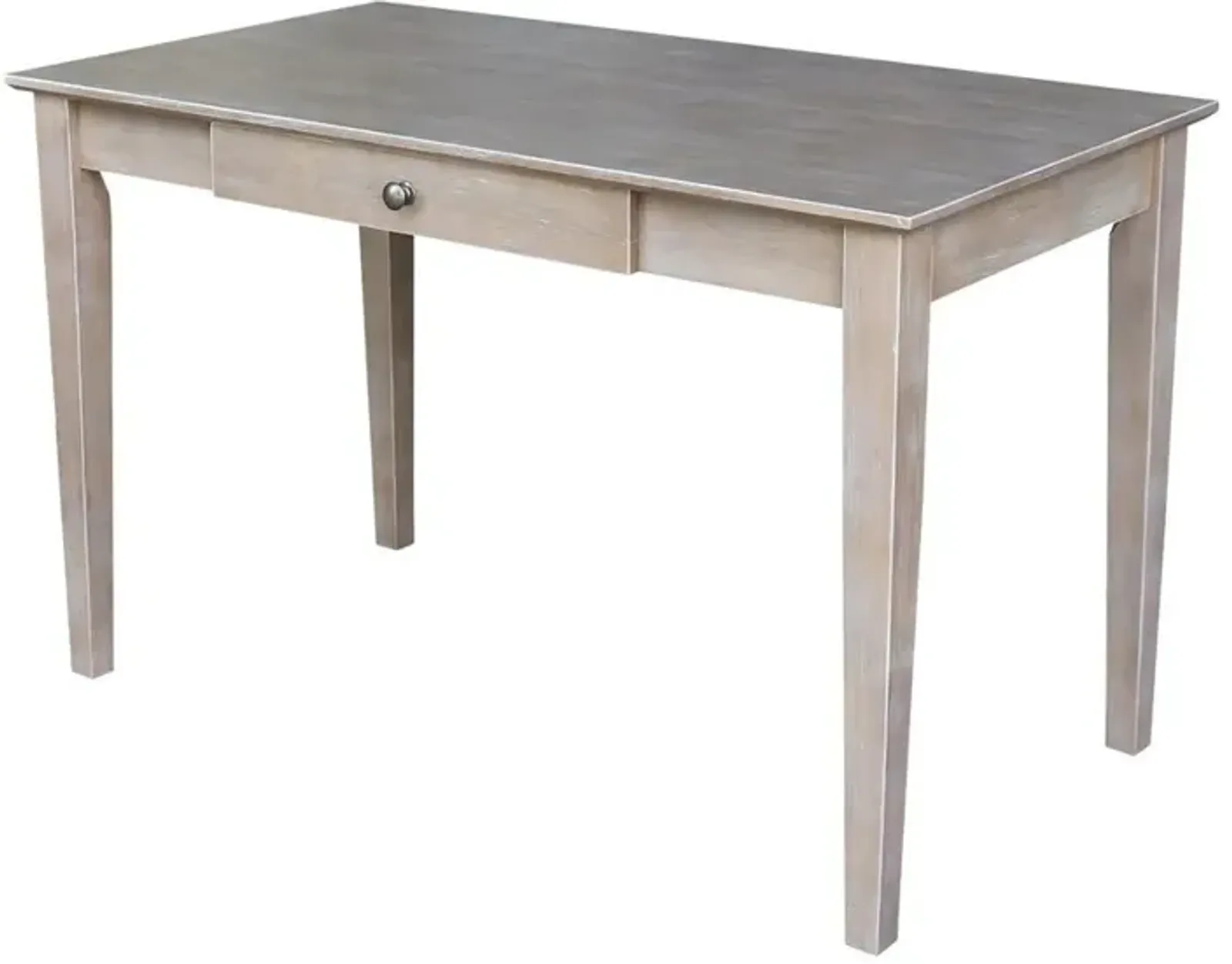 John Thomas Single Desk in Taupe Gray