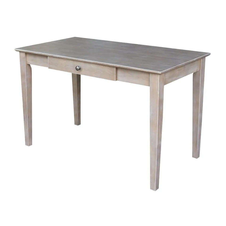 SINGLE DESK IN TAUPE GRAY