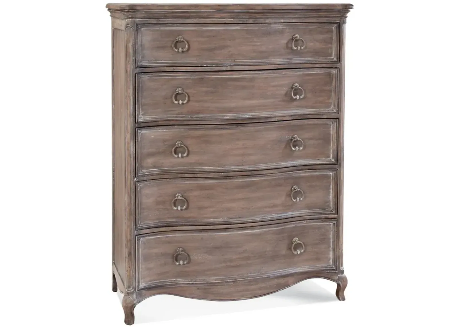 American Woodcrafters Genoa Antique Grey Chest