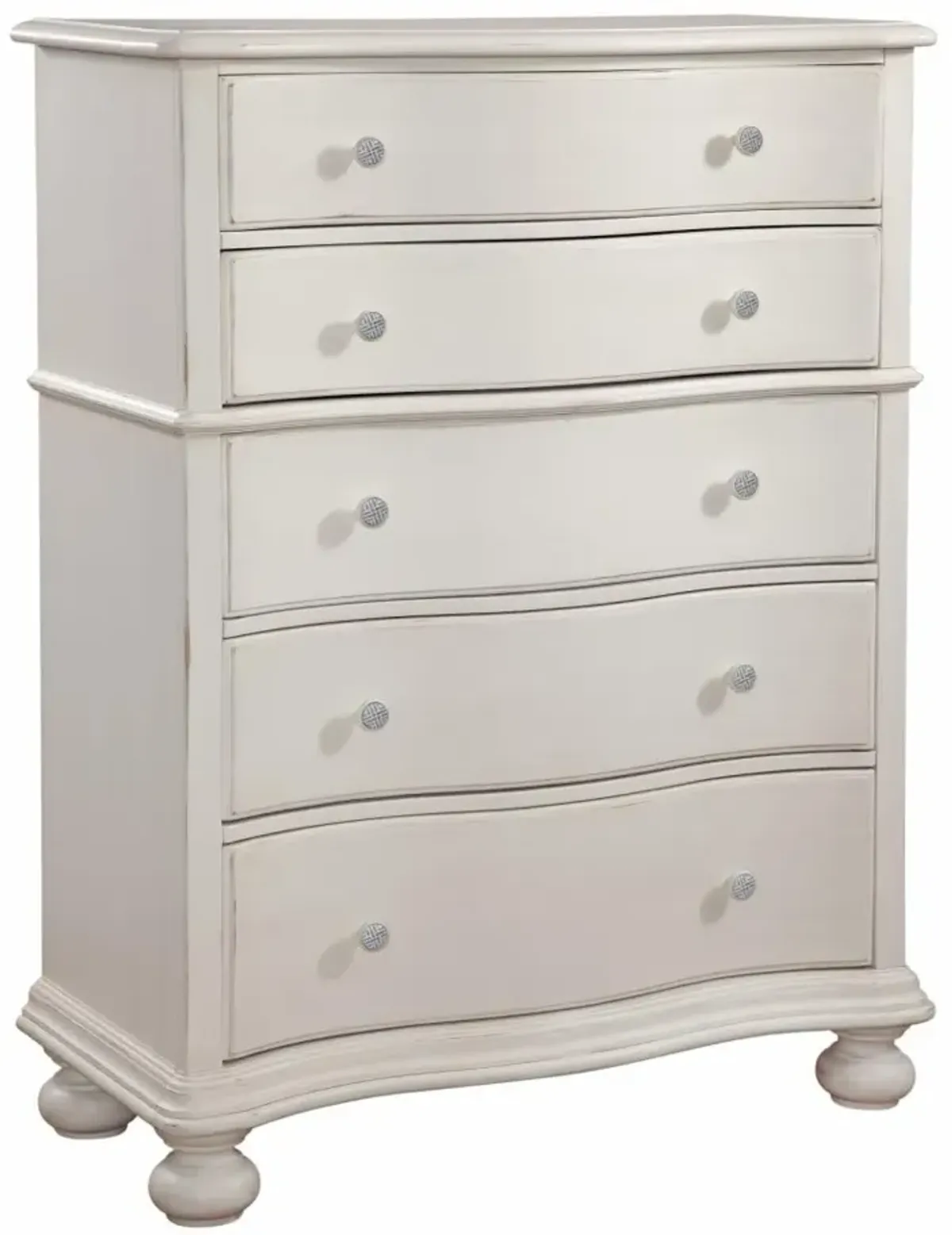 American Woodcrafters Rodanthe Dove White Chest