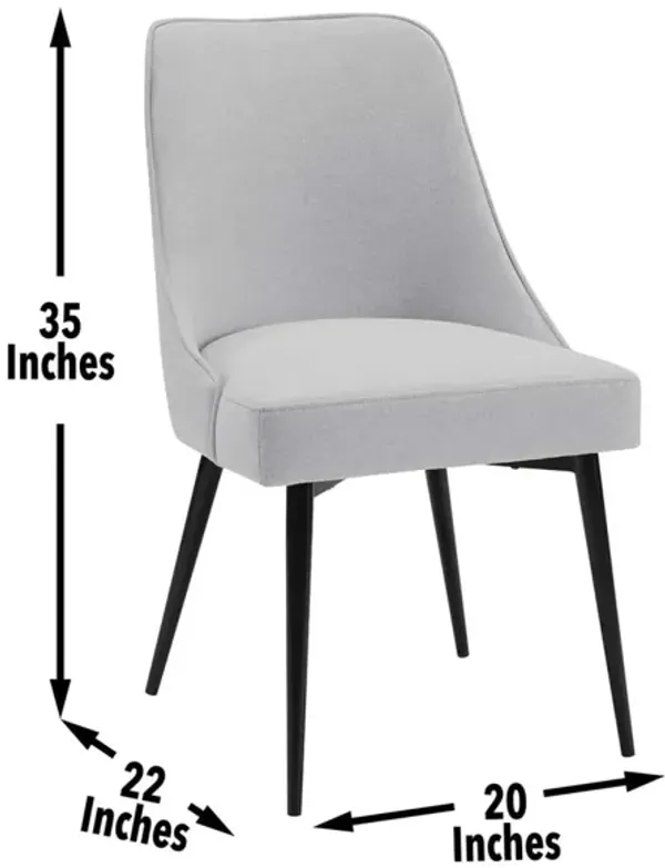 COLFAX SIDE CHAIR STONE