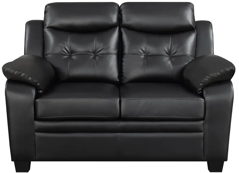 FINLEY LOVESEAT BLACK