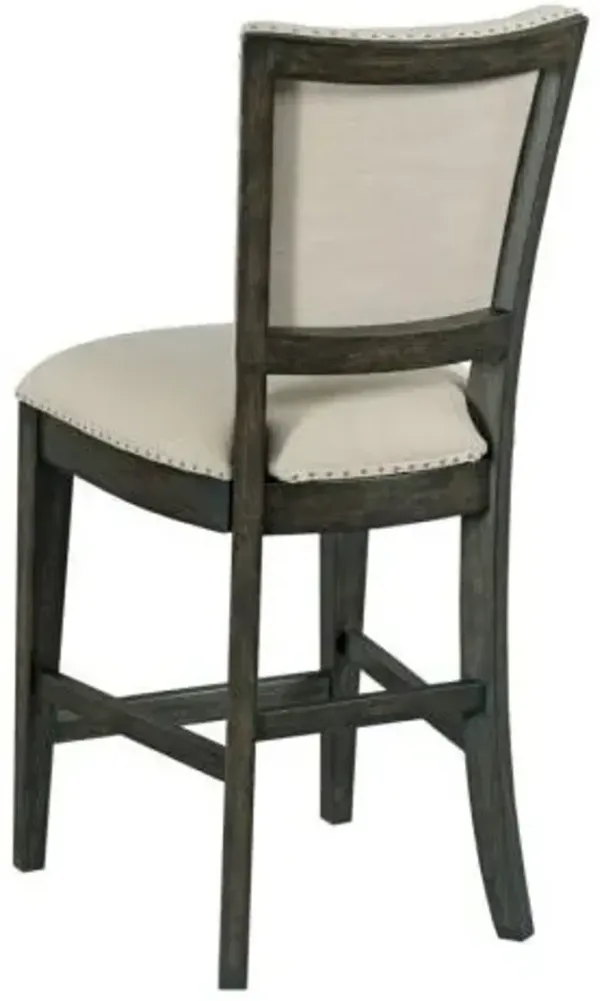 Kincaid Plank Road Kimler Counter-Height Chair in Charcoal