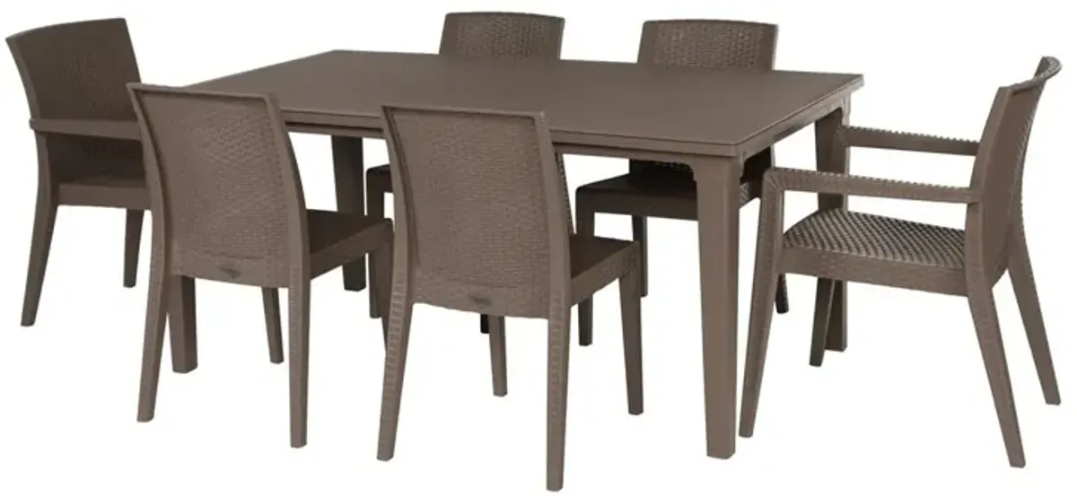 Rainbow Outdoor Montana Armchair in Brown