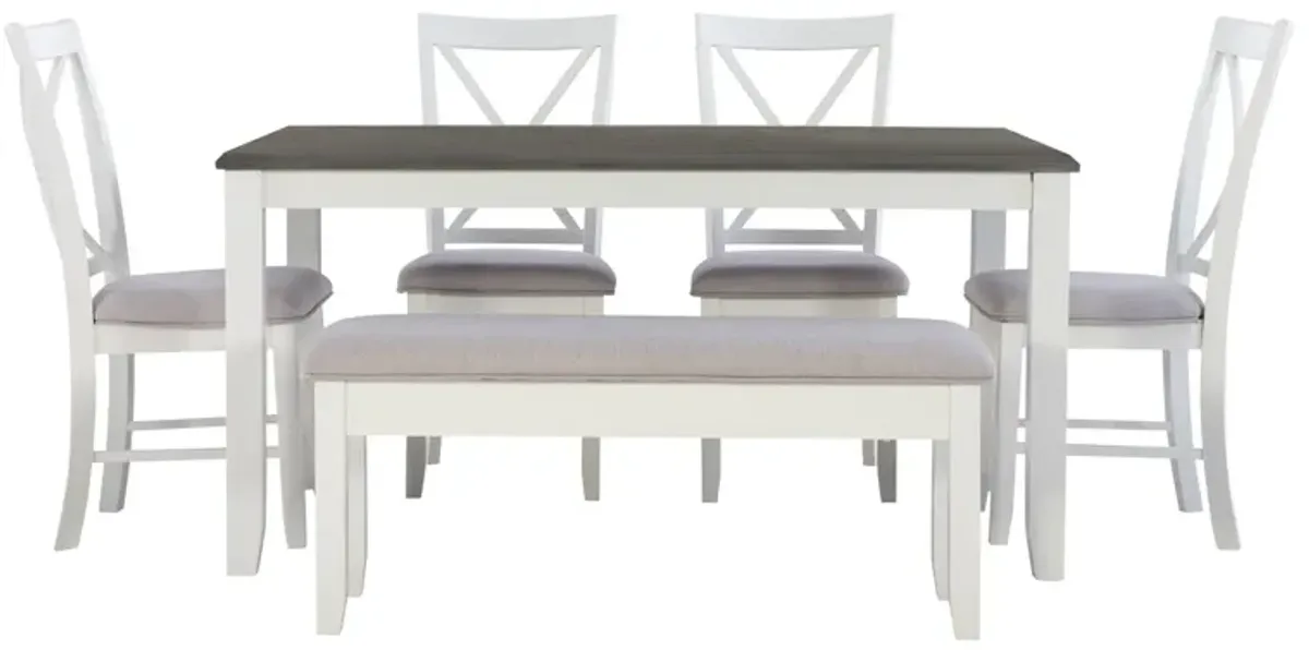 Powell Jane Grey 6-Piece Dining Set