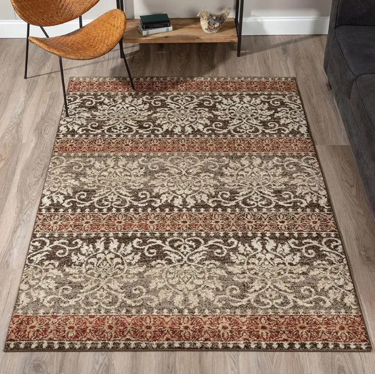 Dalyn Gala Chocolate 5'X7' Area Rug