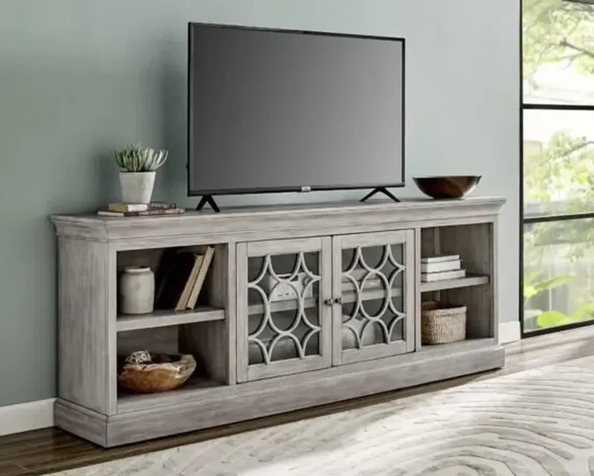 FELICITY GRAY 80 INCH ENTERTAINMENT TV STAND