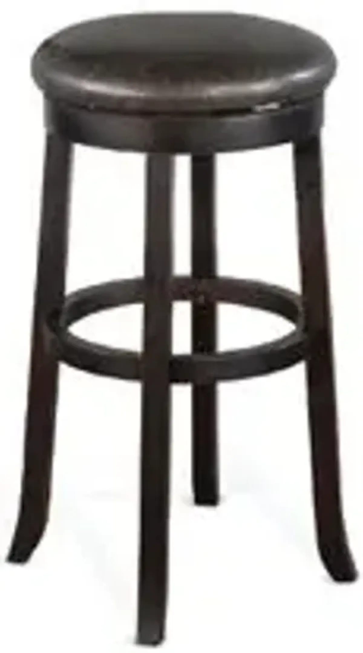 Sunny Designs Scottsdale Black Walnut 30 Inch Swivel Counter-Height Stool with Cushioned Seat