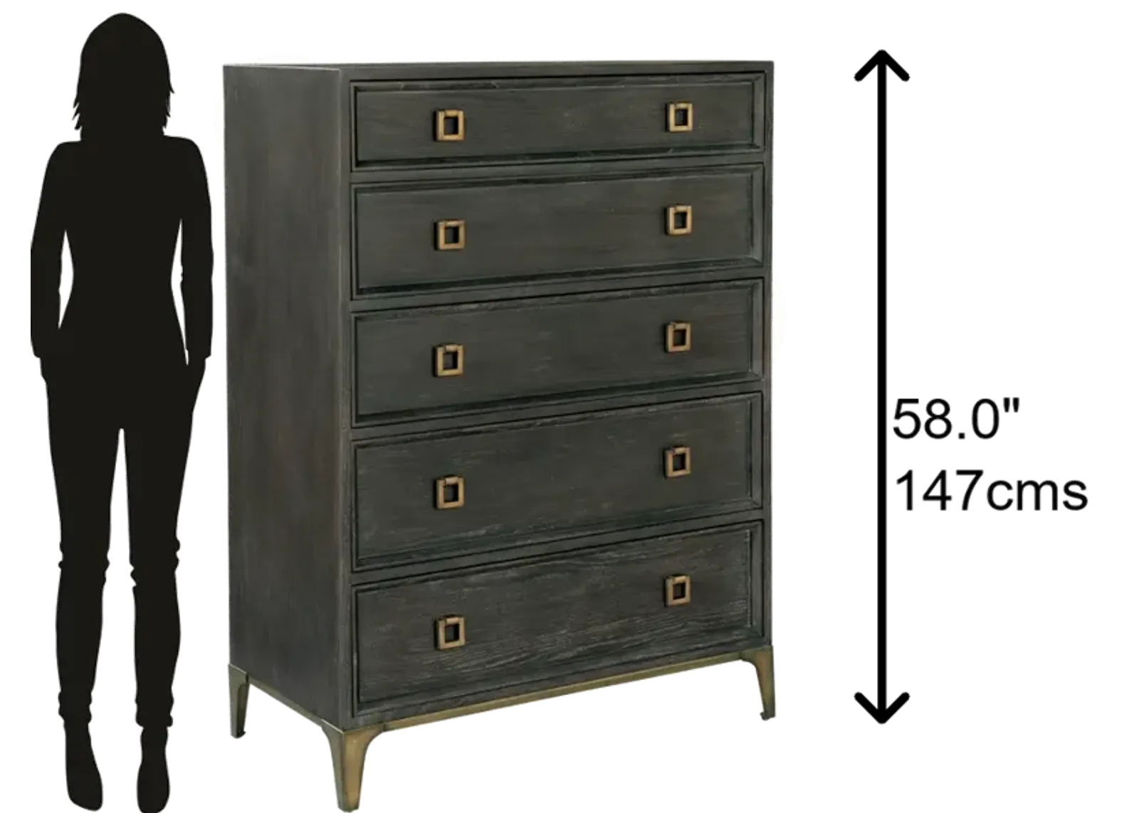 Hekman Bedroom 5-Drawer Chest Edgewater