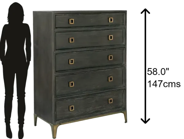 Hekman Bedroom 5-Drawer Chest Edgewater