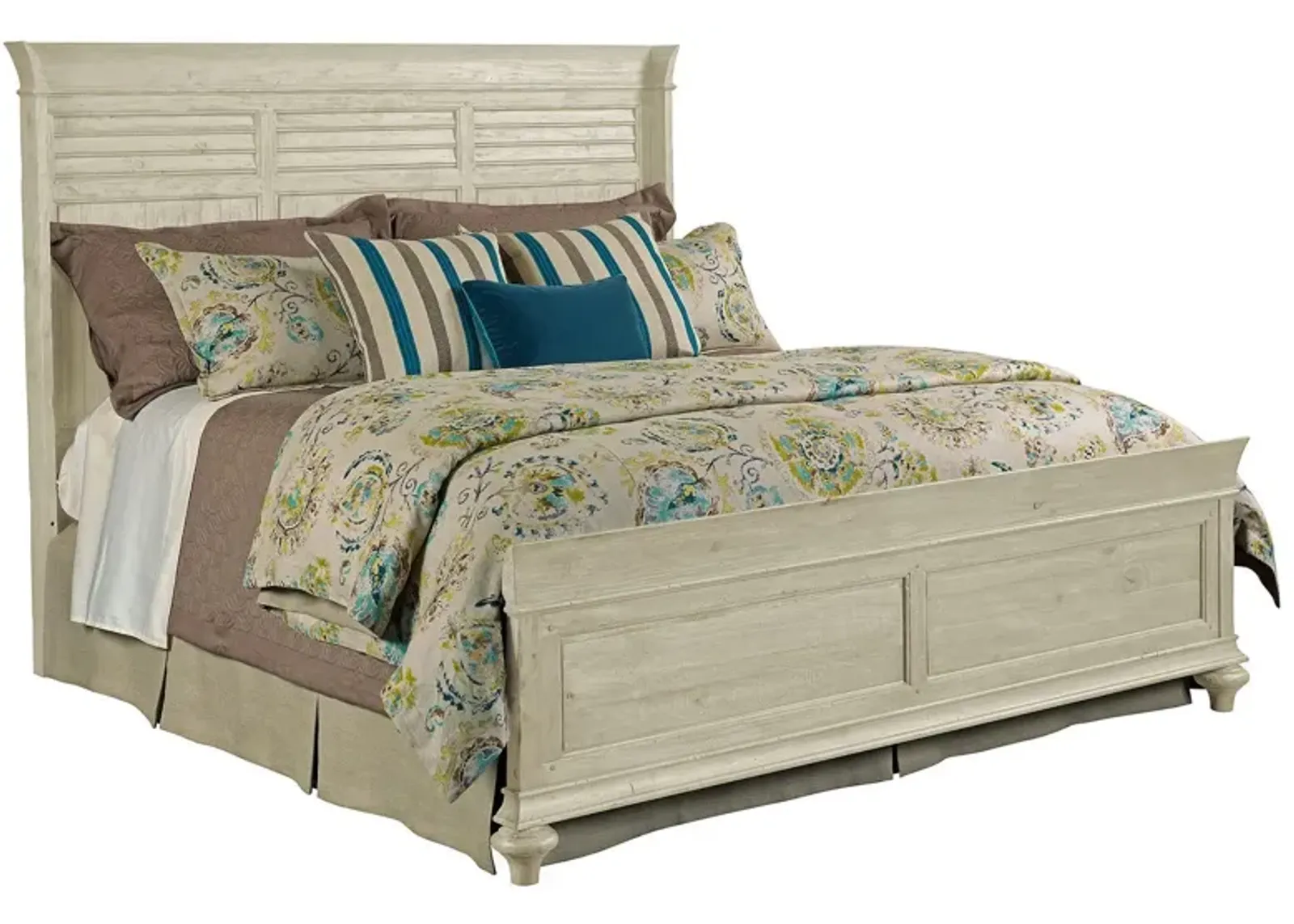 Kincaid Weatherford Cornsilk King Shutter Headboard