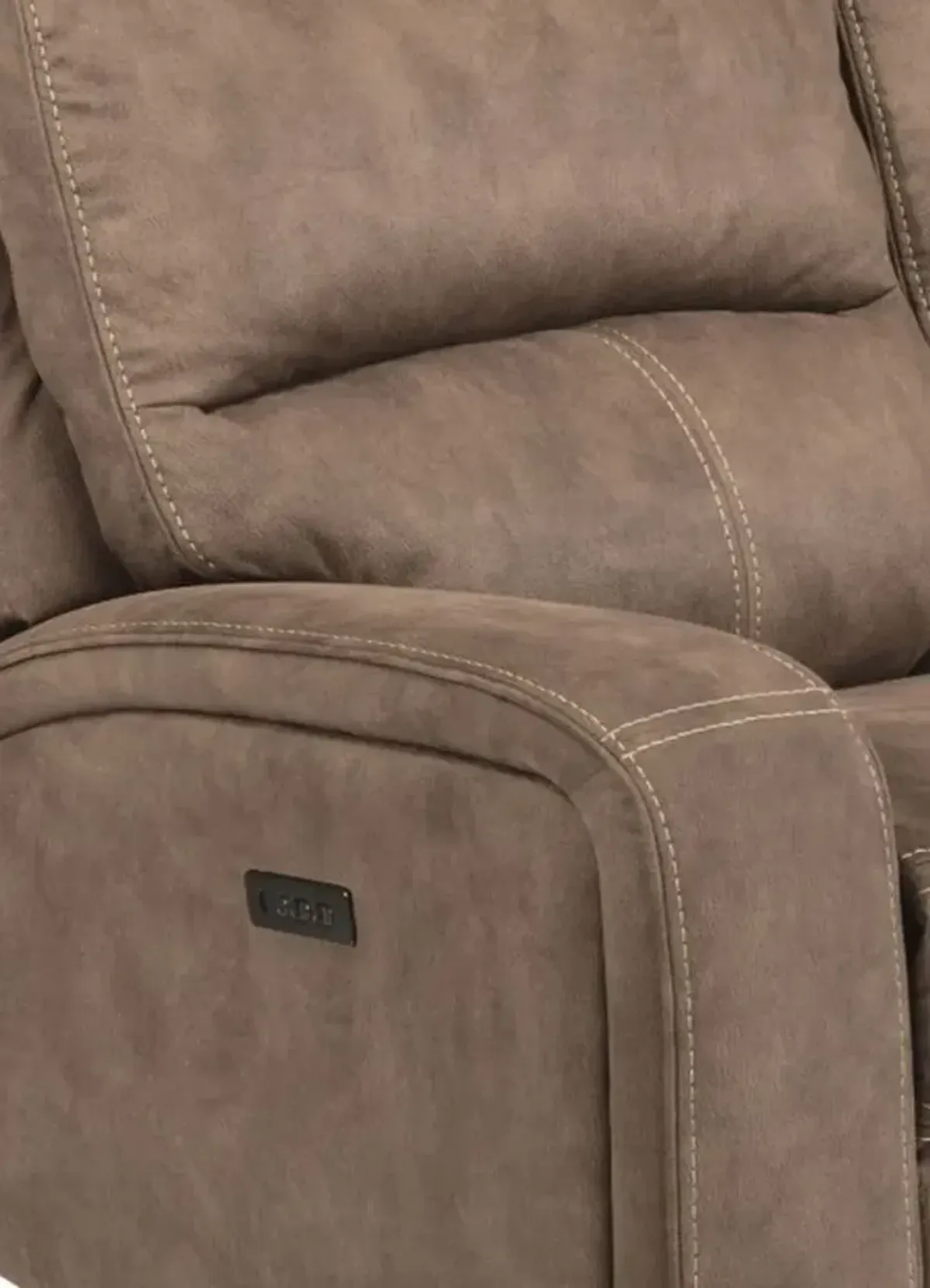 Flexsteel Nirvana Saddle Power Reclining Loveseat with Power Headrests