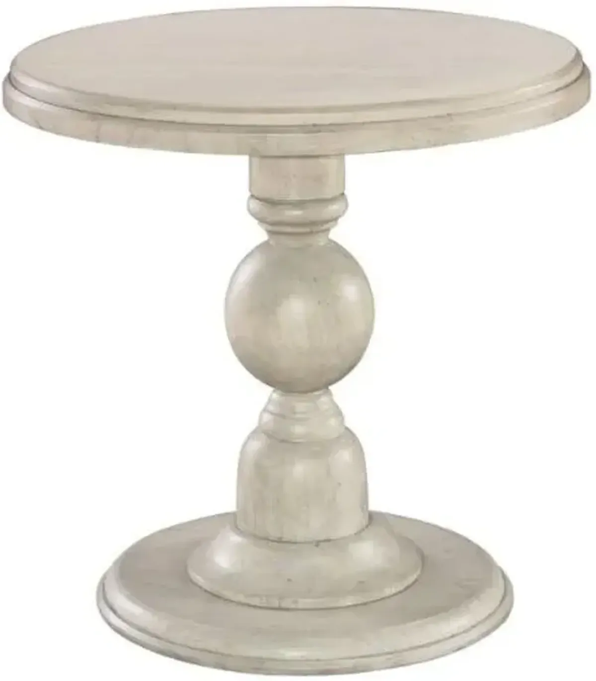 Hekman Linen Pedestal End Table