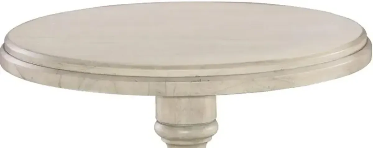 Hekman Linen Pedestal End Table