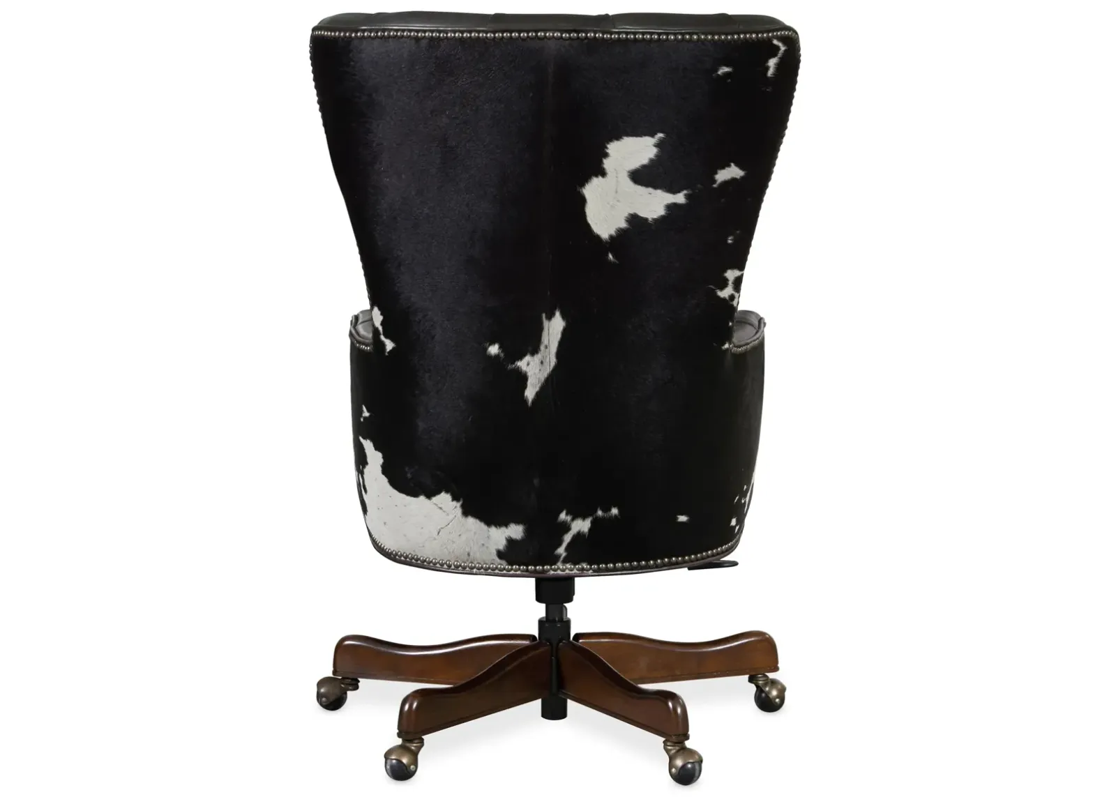 Hooker Furniture Katherine Executive Swivel Tilt Leather Office Chair with Black & White Hoh