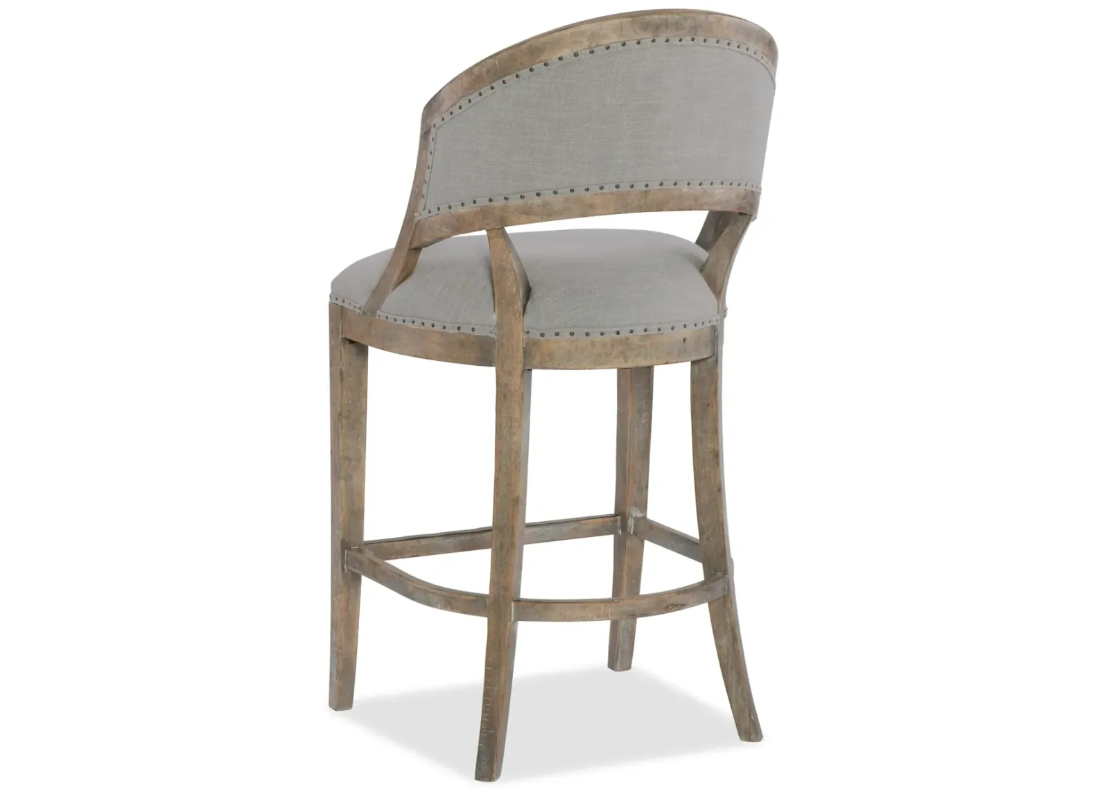 Hooker Furniture Boheme Garnier Barrel Back Bar Stool