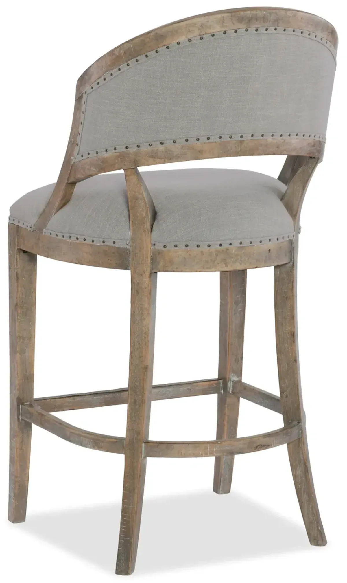 Hooker Furniture Boheme Garnier Barrel Back Bar Stool