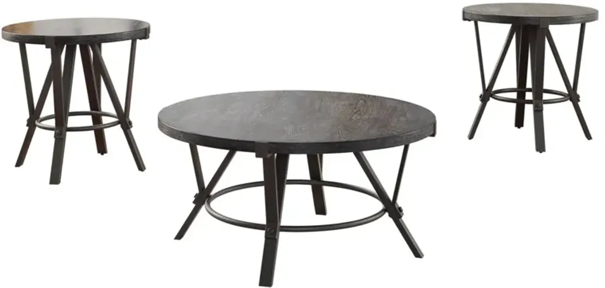 Steve Silver Co. Portland Black Side Table