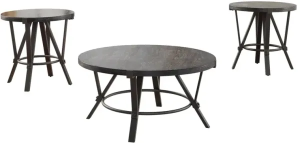 Steve Silver Portland Neutral Gray Side Table