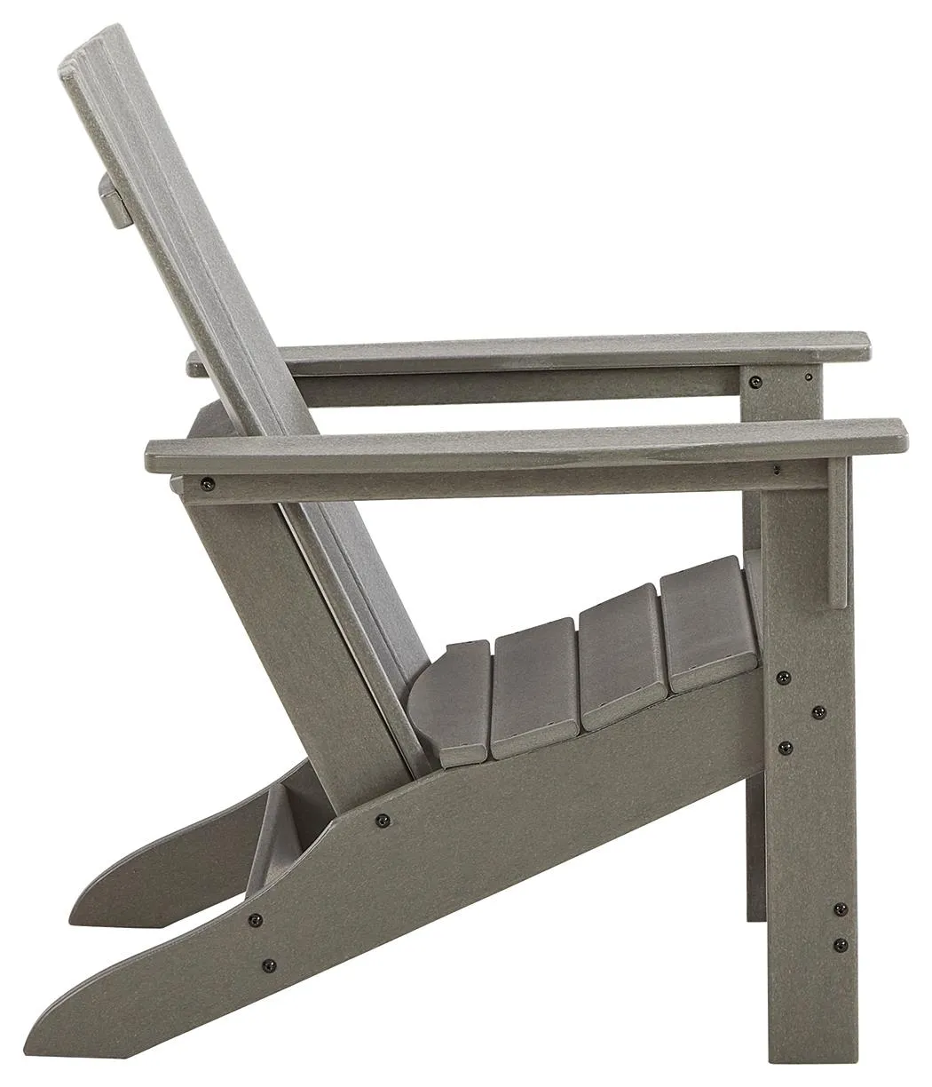 VISOLA ADIRONDACK CHAIR GRAY SIGNATURE DESIGN