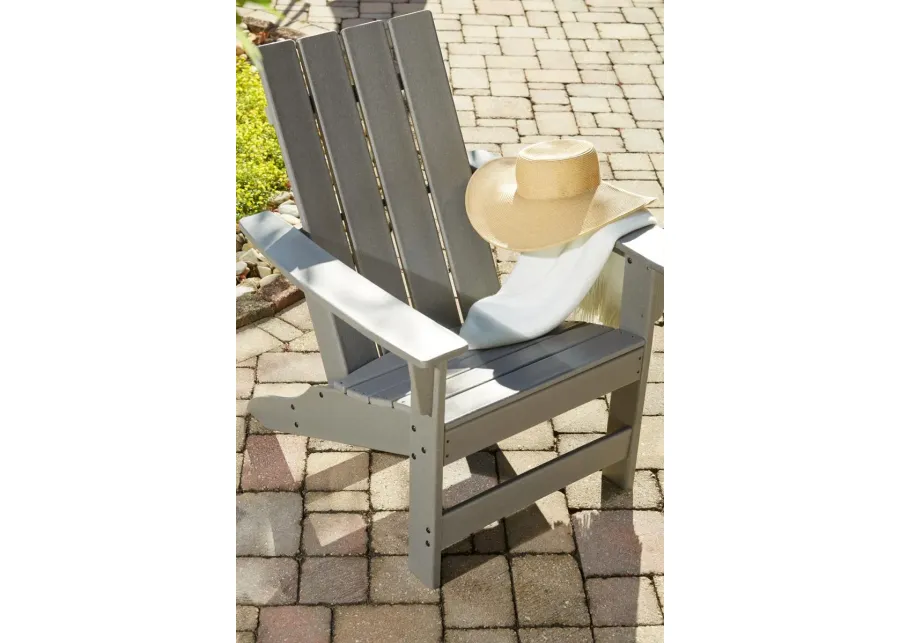 VISOLA ADIRONDACK CHAIR GRAY SIGNATURE DESIGN