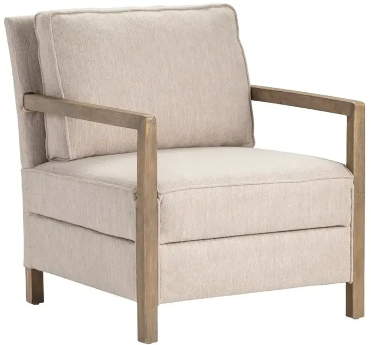 Crestview Maxwell Beige Accent Chair