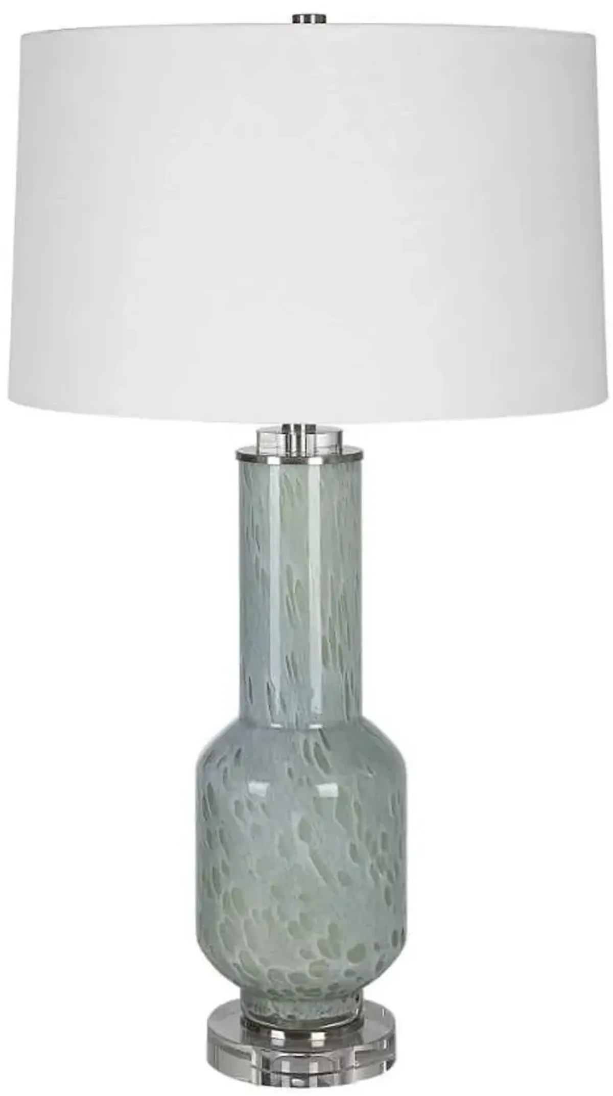Uttermost Imperia Aqua Gray/White Table Lamp