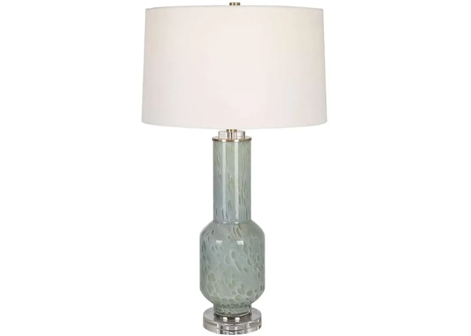 Uttermost Imperia Aqua Gray/White Table Lamp