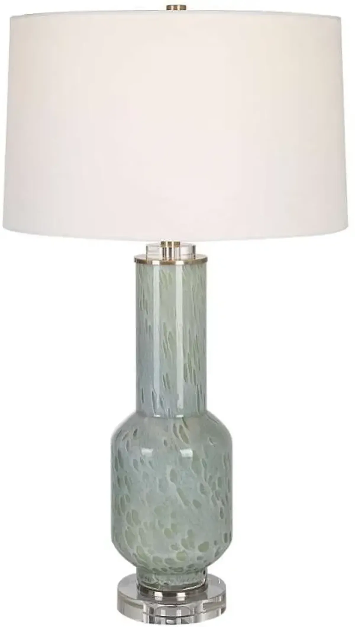 Uttermost Imperia Aqua Gray/White Table Lamp