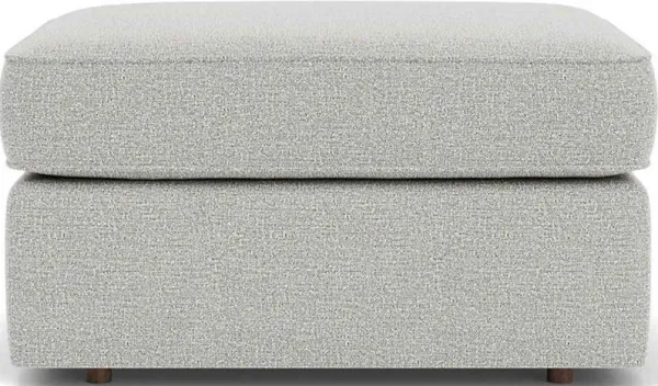 Flexsteel Vail Silver Glacier Ottoman
