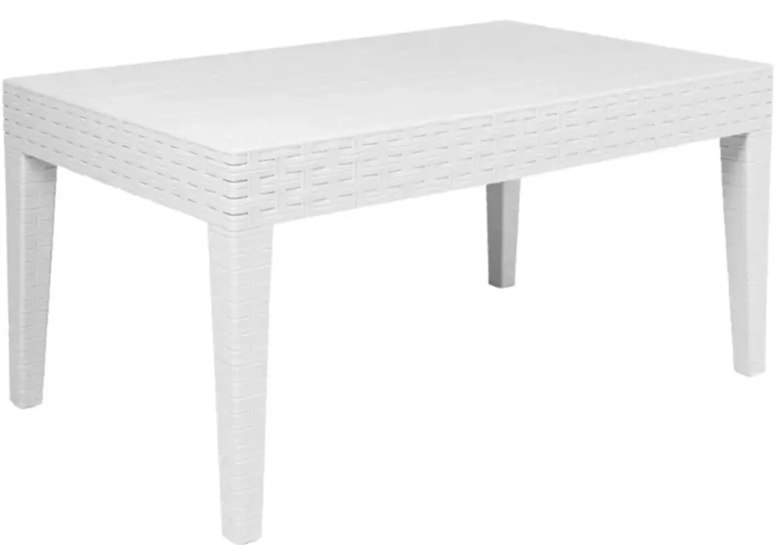 Rainbow Outdoor Alaska Coffee Table in White