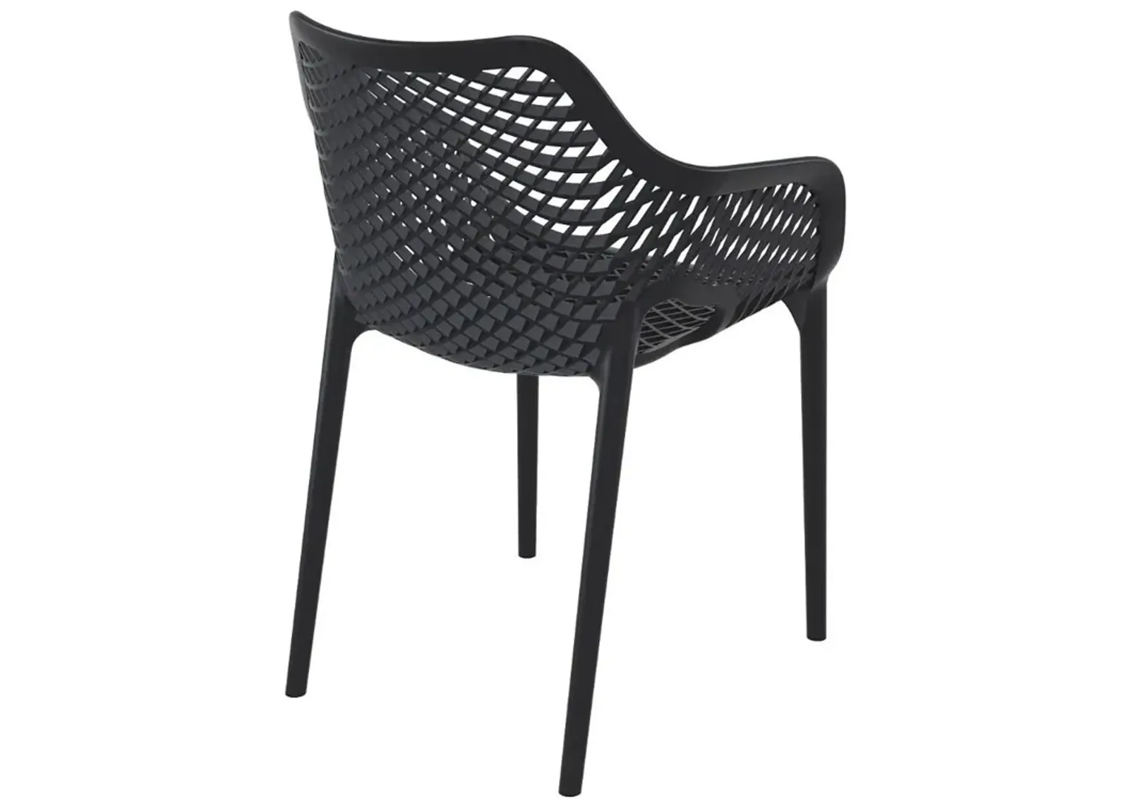 Compamia Air XL Outdoor Dining Arm Chair Black