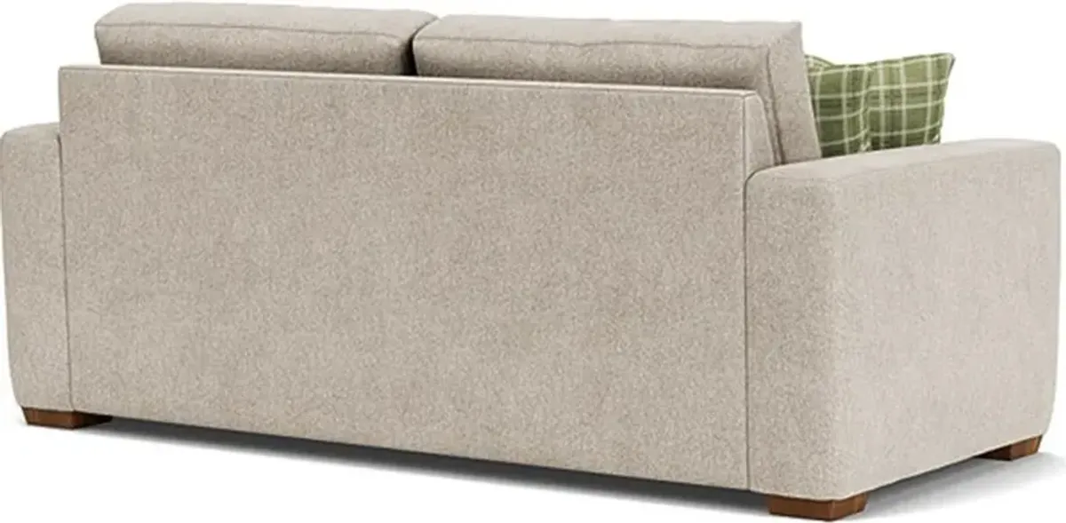 Flexsteel Collins White Shell Two-Cushion Sofa