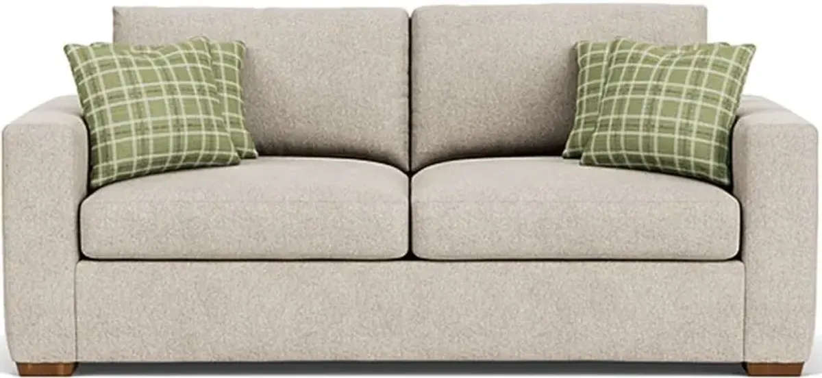 Flexsteel Collins White Shell Two-Cushion Sofa