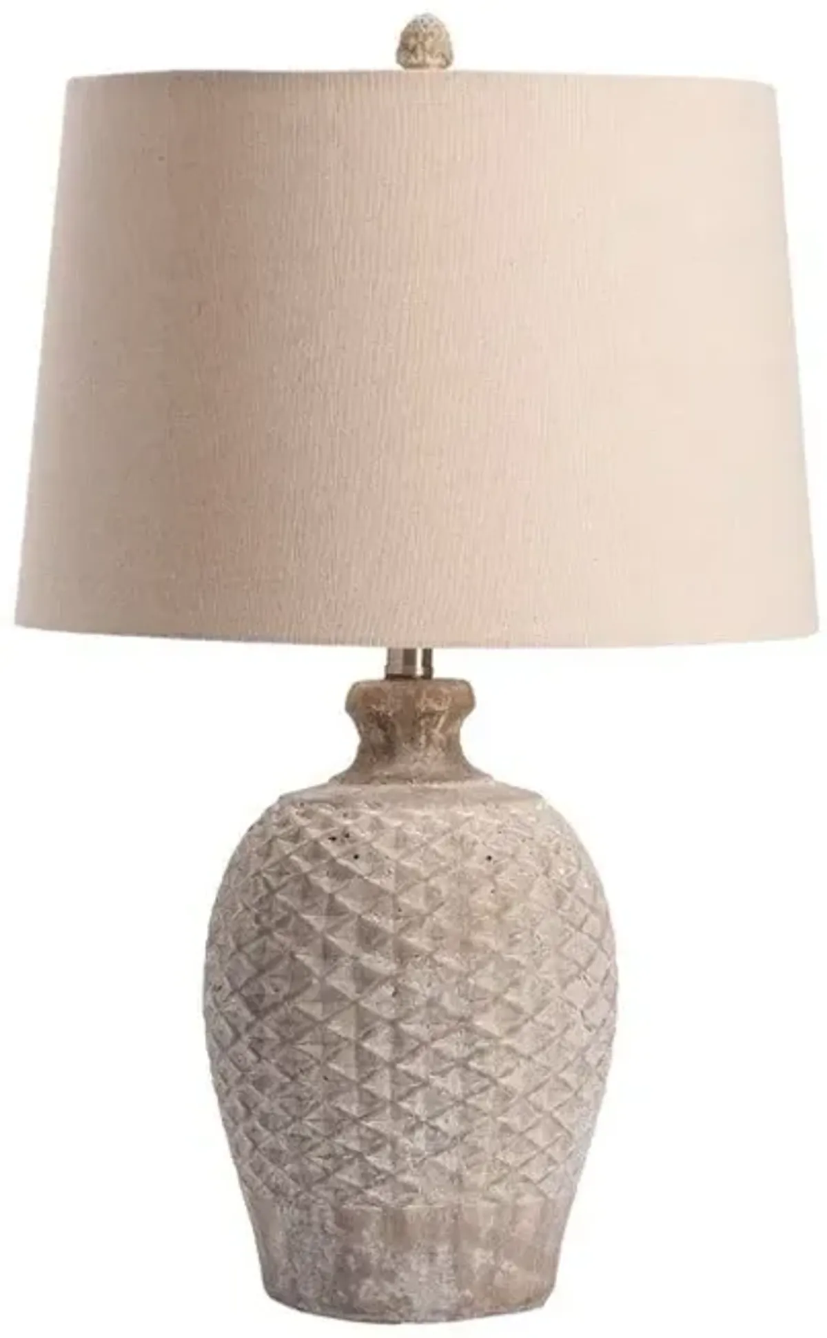 Crestview Cabos Beige Table Lamp