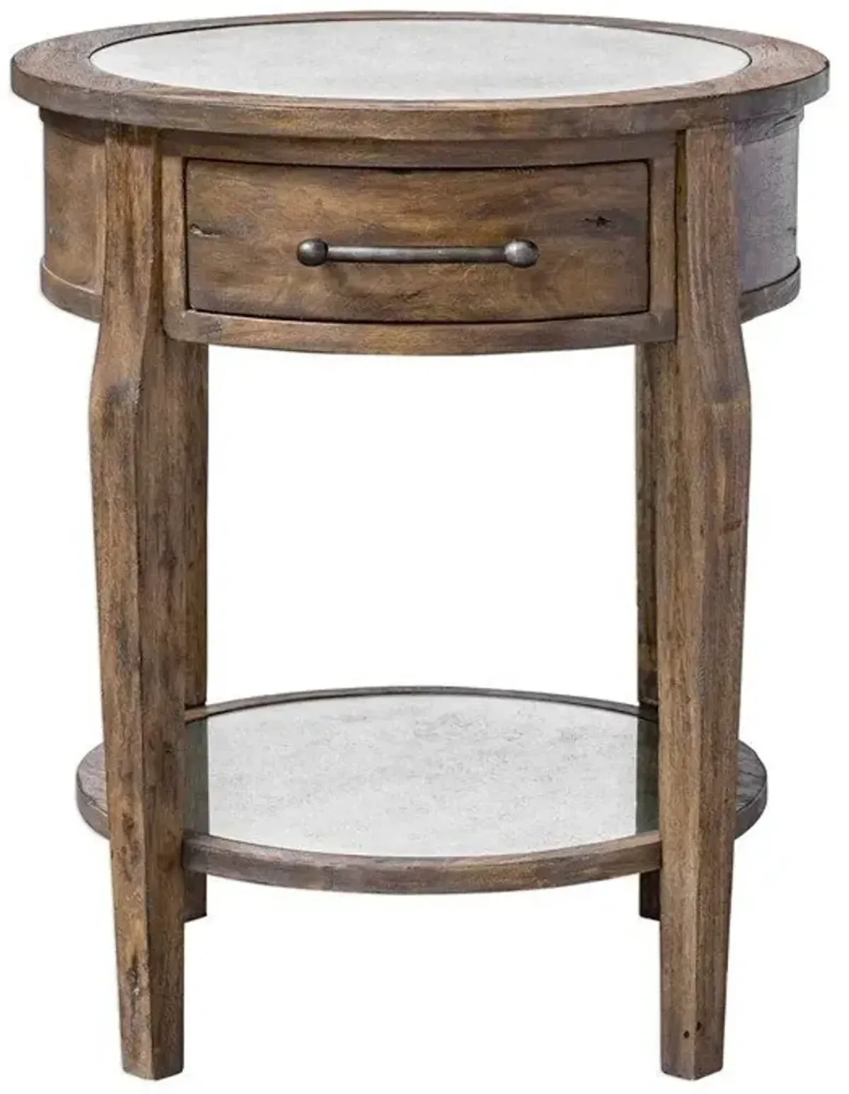 Uttermost Raelynn Weathered Pecan Lamp Table