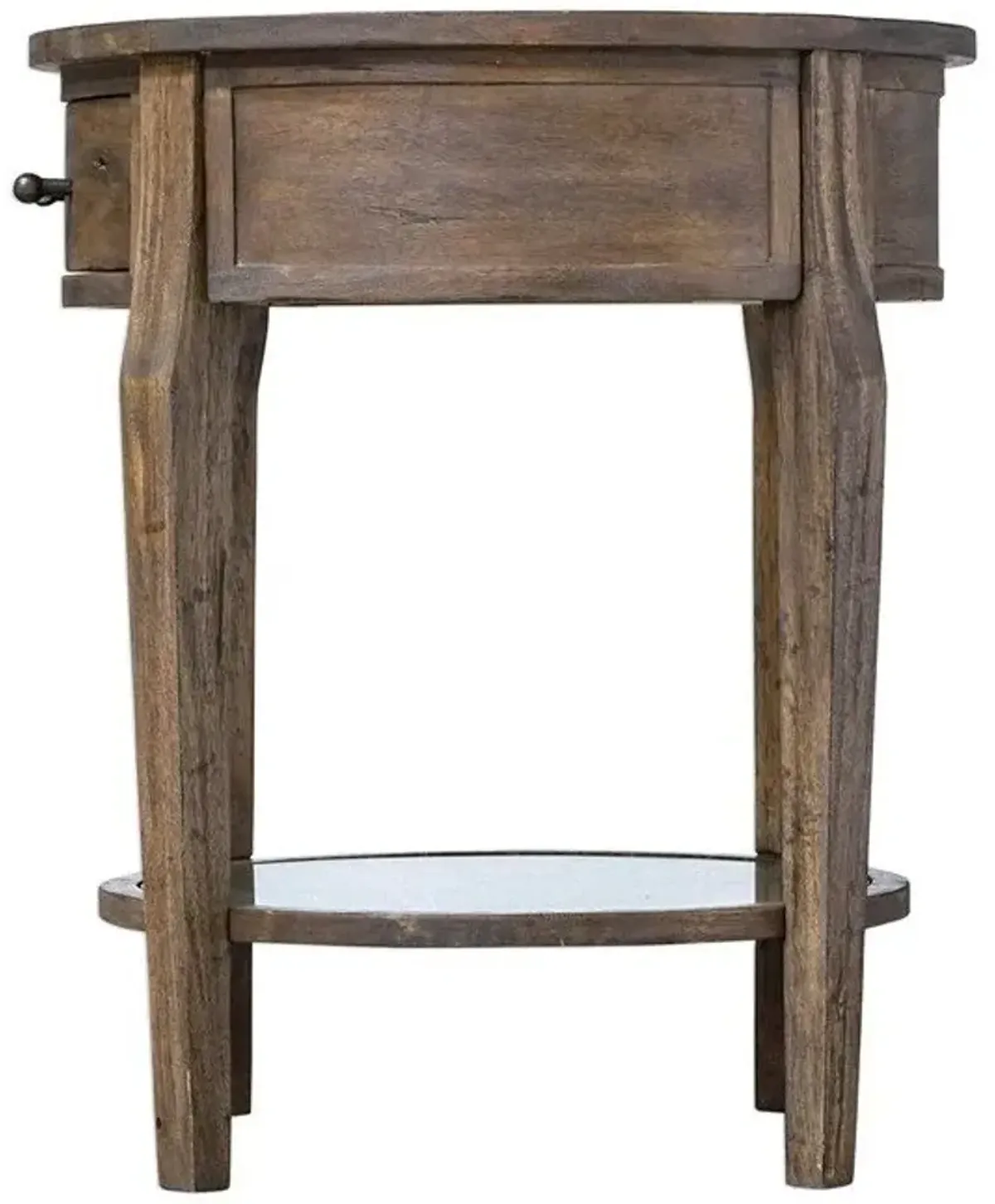 Uttermost Raelynn Weathered Pecan Lamp Table