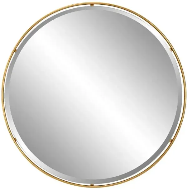 Uttermost Canillo Gold Round Mirror