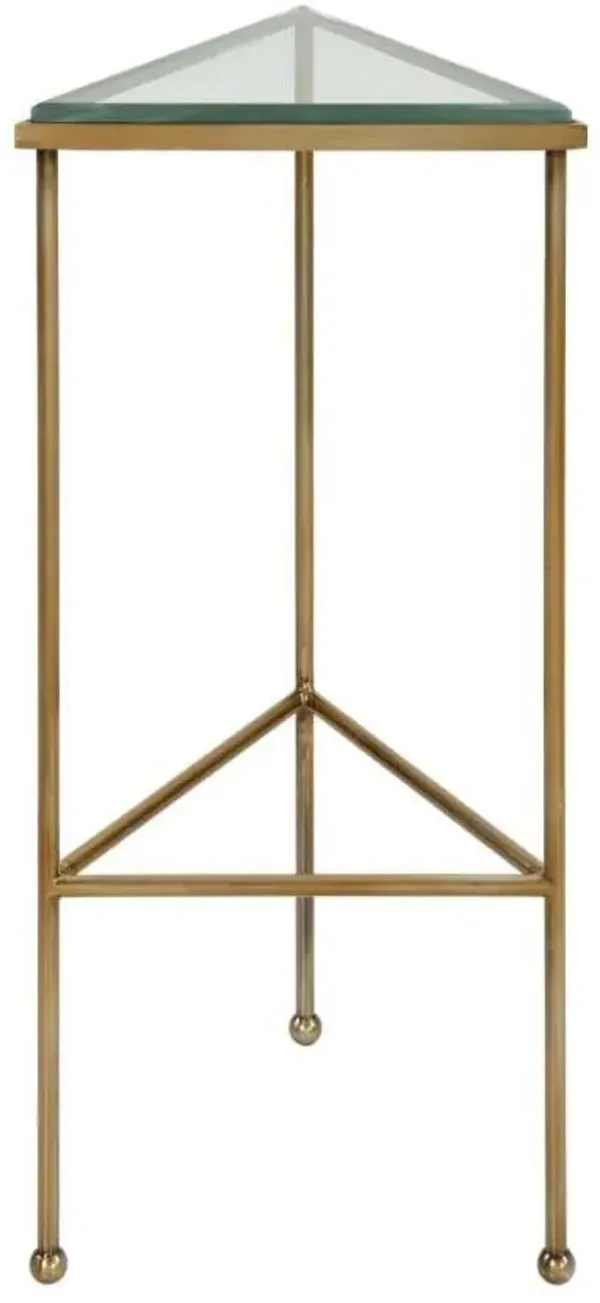 GIZA GOLD TRIANGULAR DRINK TABLE