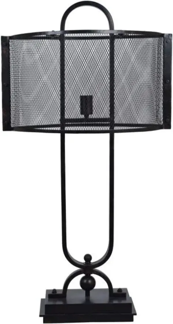 Crestview Windsor Black Table Lamp