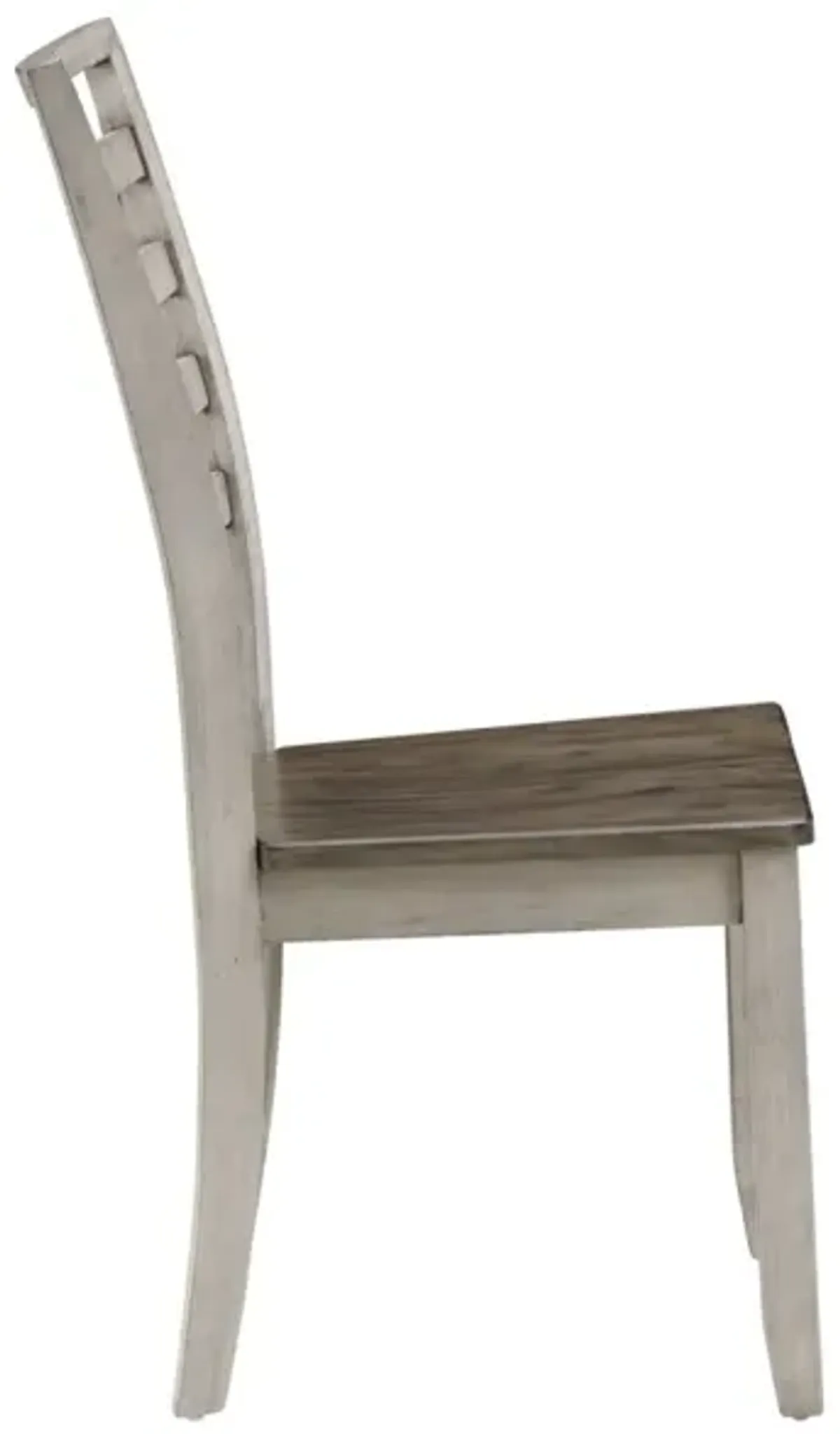 Steve Silver Abacus Two-Tone Smoky Alabaster & Smoky Honey Side Chair