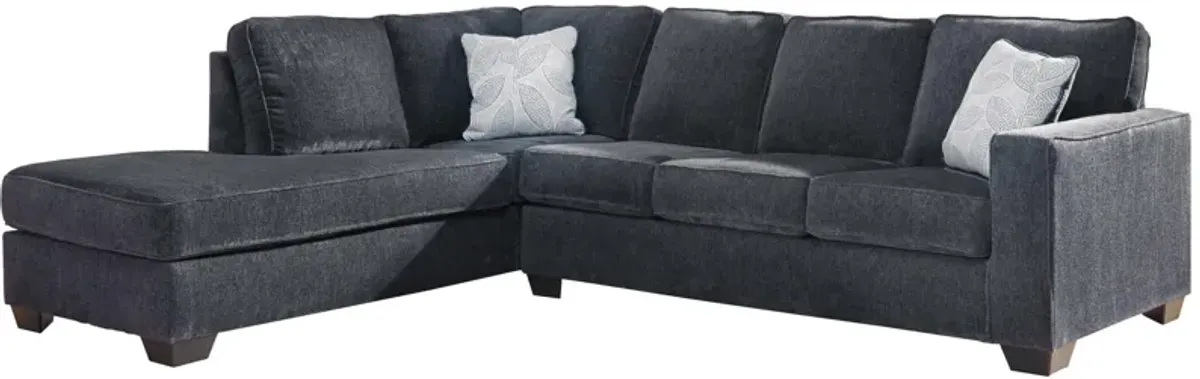 Ashley Altari 2-Piece Sectional with Chaise Left-Arm Facing Slate