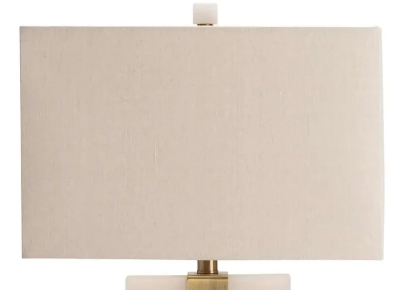 Crestview Steart Alabaster Table Lamp