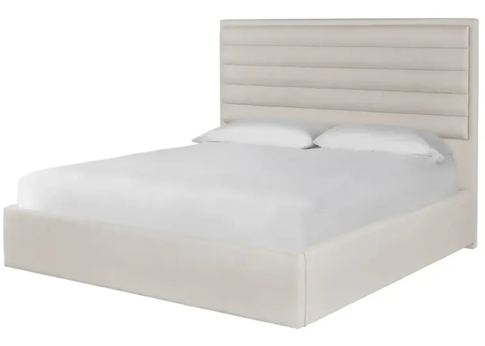 Universal Tranquility Miranda Kerr Home Melborne Ivory Queen Upholstered Bed