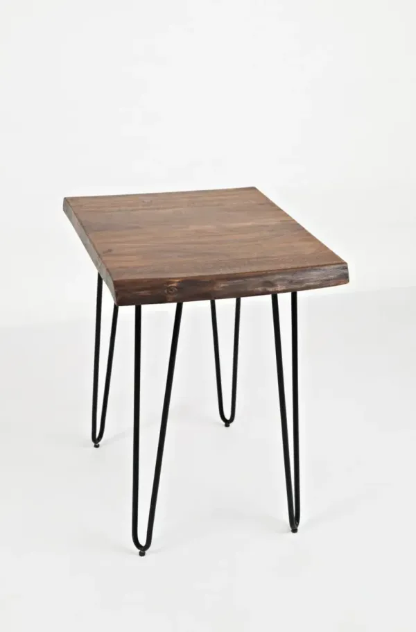 Jofran Nature's Edge Chairside Table Light Chestnut