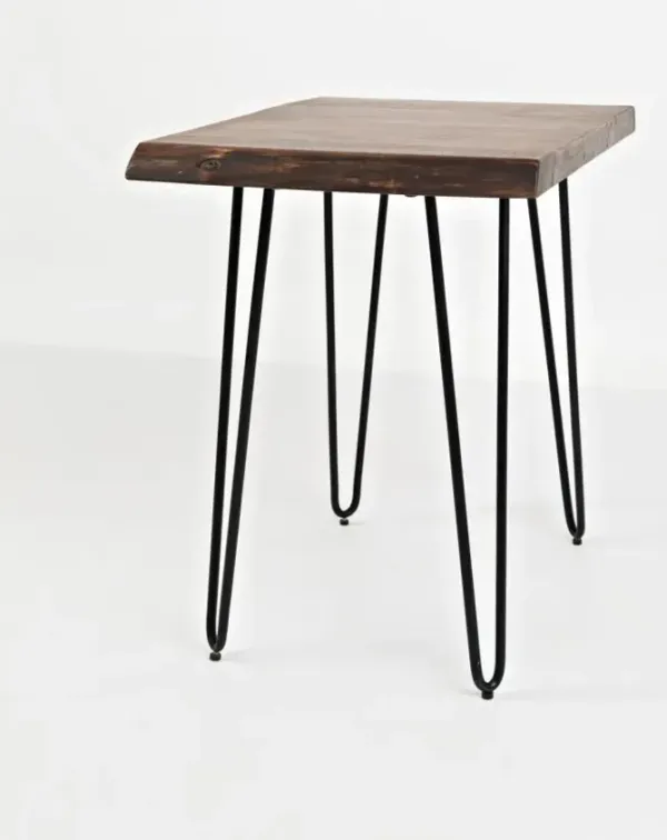 Jofran Nature's Edge Chairside Table Light Chestnut